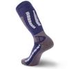 Pure Athlete Kids Ski Socks - Merino Wool OTC Winter Skiing Sock for Boys Girls (1 Pair - Blue/Silver, Small-Medium) view 2