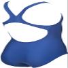 ARENA Girl's LTS Junior Pro Back Waterfeel One Piece Swimsuit, Royal, 22 US view 3