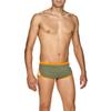 ARENA Team Stripe Low Waist MaxLife Swim Short Swimsuit, Army - Tangerine, 22 view 3