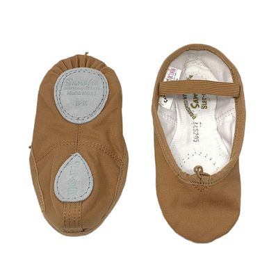 Sansha Baby 15C Star-Split Flesh A Medium (US Sizes Children 7.5) Ballet Flat, M BR Toddler