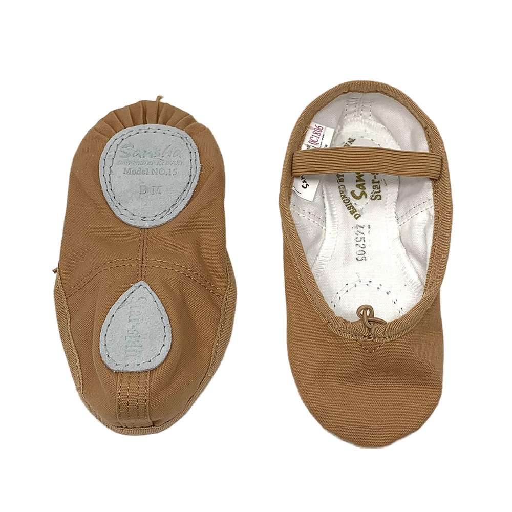 Sansha Baby 15C Star-Split Flesh A Medium (US Sizes Children 7.5) Ballet Flat, M BR Toddler