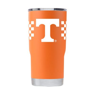 Gametime Sidekicks Tennessee 20oz Orange Tumbler - Officially Licensed, 18/8 Stainless Steel, Double-walled, Vacuum-insulated, UV LED Printed Logos, Sweatless, Stays Hot/Cold - 360 Wrap