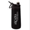 The Fanatic Group Personalized Arcadia University Dual Walled Stainless Steel Sports Bottle, Design-1 - Black view 1