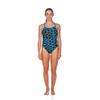 Arena Women's Carbonics Ii Challenge Back One Piece Fl Navy/Turquoise 22 view 1