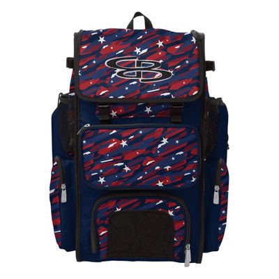 Boombah Superpack Bat Pack INK USA Navy/Red/White