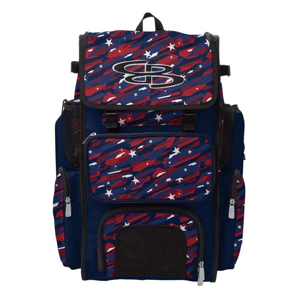 Boombah Superpack Bat Pack INK USA Navy/Red/White