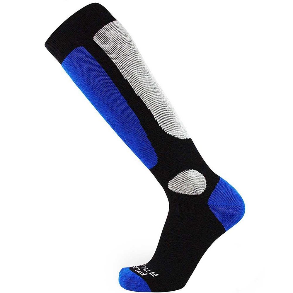 Pure Athlete Value Ski and Snowboarding Socks - Cold Weather Socks for Skiing (S/M, 1 Pair - Blue)