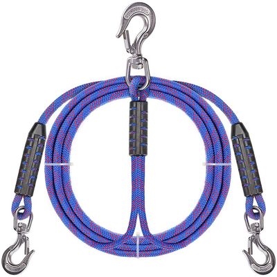 24 ft Heavy Duty Boat Tow Harness, Boat Tow Ropes, Easy Connection w/ 3 Stainless Steel Larger Hooks, SELEWARE