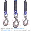 24 ft Heavy Duty Boat Tow Harness, Boat Tow Ropes, Easy Connection w/ 3 Stainless Steel Larger Hooks, SELEWARE view 4