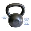 Ader 16kg (35lb) Premier Kettlebell Set (2pcs) view 3