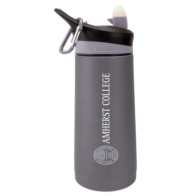 The Fanatic Group Personalized Amherst College Dual Walled Stainless Steel Sports Bottle, Design-1 - Silver