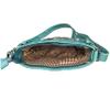 Zelris Camouflage Shine Glow Silver Cross Conceal Carry Crossbody Messenger Bag (Teal) view 4