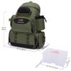 BASSDASH Fishing Tackle Backpack Water Resistant Tactical Bag Soft Tackle Box with Rod Holder and Protective Rain Cover view 2