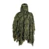 AUSCAMOTEK Ghillie Suit Poncho for Men Youth  Gilly Suit Cloak for Hunting Birdwatching Paintball Halloween  Green Camouflage view 4