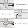 Pridefend Bolt Catch Pin Install Removal Tool Kit Starter Punch in Tin Case view 2