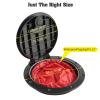 Anndason 2 PCS 6'' Black Deck Plate Kit Deck Hatch with Storage Bag for Fishing Kayak Boating view 2
