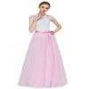 EllieHouse A Line Long Full Bridesmaid Tulle Skirt for Wedding Evening Party P68 Pink S view 1