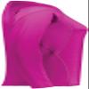 Augusta Sportswear Ladies TruHit Long Sleeve Jersey, Power Pink, 2XL view 2