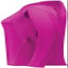 Augusta Sportswear Ladies TruHit Long Sleeve Jersey, Power Pink, 2XL view 3