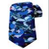 GIANNI FERAUD X LIBERTY FABRICS MEN'S FLORAL PRINT 100% COTTON SKINNY NECKTIE-3 DIFFERENT STYLES (PEACOCK PARADE) view 1