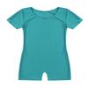 Moily Girls Boys Solid Color Shorty Unitard Biketard Gymnastics/Dance/Sports Leotard Teamwear Turquoise 6 view 3