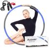 Auoxer Fitness Exercise Weighted Hoops, Lose Weight Fast by Fun Way to Workout, Fat Burning Healthy Model Sports Life, Detachable and Size Adjustable Design view 1