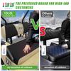 10L0L Golf Cart Seat Covers Kit - Universal Fit for EZGO TXT/RXV Front Seats | Breathable Mesh Fabric | Easy Installation | Black & Beige (No Staples Required) view 2