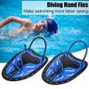 Swimming Hand Paddles, Adjustable Swim Paddles for Swimming Training, Hand Fins with Silicone Straps Great for Wwimming, Diving, Snorkeling for Kids, Men, Women (Blue S) view 3