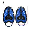 Swimming Hand Paddles, Adjustable Swim Paddles for Swimming Training, Hand Fins with Silicone Straps Great for Wwimming, Diving, Snorkeling for Kids, Men, Women (Blue S) view 4