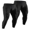 DEVOPS Men's Thermal Compression Pants, Athletic Leggings Base Layer Bottoms (2 Pack) (2X-Large, Black/Black) view 1