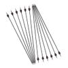 SHARROW 30Inch Archery Carbon Arrows Target Practice Hunting Arrows Spine 1000 with 2" Turkey Feathers with Shooting Tips for Compound & Recurve Bow(Pack of 12) (Black) view 2