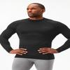 DEVOPS 2 Pack Men's Thermal Turtle Mock Neck Shirts, Compression Long Sleeve Tops (Small, Black/Black) view 2