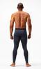 DEVOPS Men's Thermal Compression Pants, Athletic Leggings Base Layer Bottoms (2 Pack) (X-Large, Black/Charcoal) view 3