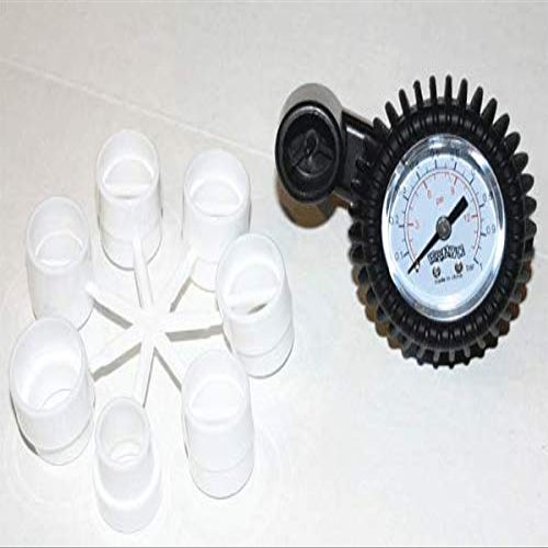 Nautos AIR Pressure Gauge - Manometer - Fits Easy on Pump Connector.- Plastimo 35723
