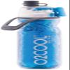 O2COOL Arctic Squeeze Mist 'N Sip Insulated Bottle w/Silicone Spout Cover And Locking Misting Function - 20 oz, Crackle Blue view 1