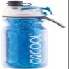O2COOL Arctic Squeeze Mist 'N Sip Insulated Bottle w/Silicone Spout Cover And Locking Misting Function - 20 oz, Crackle Blue view 2