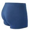 H&R Pocket Underwear for Men with Secret Hidden Front Stash Pocket, Travel Boxer Brief, Medium Size 2 Packs (Blue) view 4