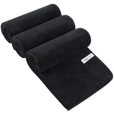 SINLAND Microfiber Gym Towels Super Absorbent Compact Travel Towel Ultra Soft Quick Dry Camping Sweat Towel for Sports Beach Swimming Backpacking Hiking and Yoga Men Women 16 Inch X 32 Inch 3 Pack