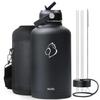 BUZIO Vacuum Insulated Stainless Steel Water Bottle 64oz (Cold for 48 Hrs/Hot for 24 Hrs) BPA Free Double Wall Travel Mug/Flask for Outdoor Sports Hiking, Cycling, Camping, Running view 1