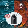 BUZIO Vacuum Insulated Stainless Steel Water Bottle 64oz (Cold for 48 Hrs/Hot for 24 Hrs) BPA Free Double Wall Travel Mug/Flask for Outdoor Sports Hiking, Cycling, Camping, Running view 2