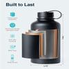 BUZIO Vacuum Insulated Stainless Steel Water Bottle 64oz (Cold for 48 Hrs/Hot for 24 Hrs) BPA Free Double Wall Travel Mug/Flask for Outdoor Sports Hiking, Cycling, Camping, Running view 4