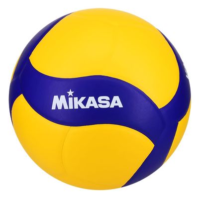 Mikasa V330W, Competition Club Indoor Game Volleyball, Blue/Yellow