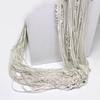 24 Inch Snake Chains (1 Piece) - Sterling Silver Plated Snake Chains - .925 Stamped Sterling Silver Plated Snake Chains Bulk - USA Seller view 2