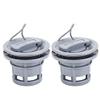 Boat Air Valve, 2Pcs PVC Air Gas Valve Cap Replacement for Inflatable Boat Dinghy Kayak Canoe view 1