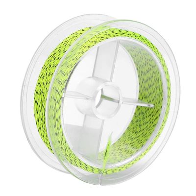 50m Braided Fly Fishing Line Nylon Fly Fishing Leader Line for Freshwater or Saltwater (Yellow&Black-20lb) Fish Wire
