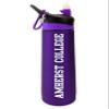 The Fanatic Group Personalized Amherst College Dual Walled Stainless Steel Sports Bottle, Design-2 - Purple view 1