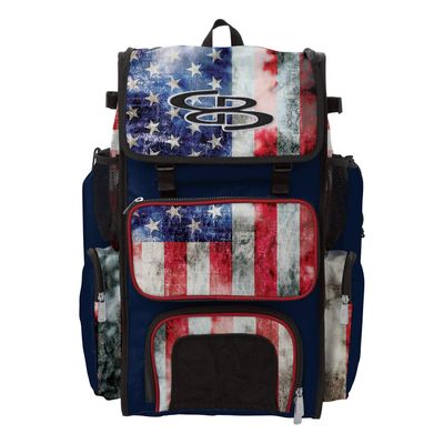 Boombah Superpack Bat Pack INK USA Navy/Red/White