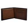3D Belt Co. Men's Red White Blue Distressed Short Bifold American Flag Brown Tooled Leather Wallet view 2