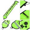 Aosiyp Delayed Surface Marker Buoy,5FT High Visibility Inflatable Scuba Diving SMB Surface Signal Marker Buoy (Fluorescence Yellow) view 2