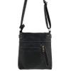 Zelris Skull Crossbones Angel Wings Heart Conceal Carry Crossbody Messenger (Black) view 2